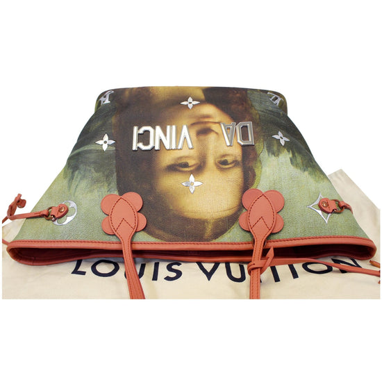 Louis Vuitton x Jeff Koons Masters Collection Mona Lisa Neverfull MM