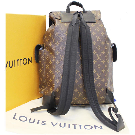 Louis Vuitton Monogram Macassar Canvas Christopher PM Backpack at 1stDibs