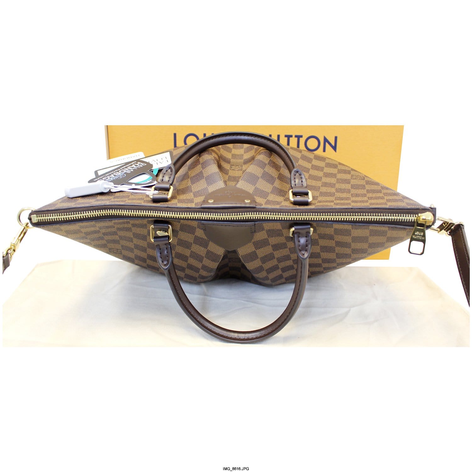 Louis Vuitton Trevi PM Damier Ebene Shoulder Bag Strap Canvas at 1stDibs