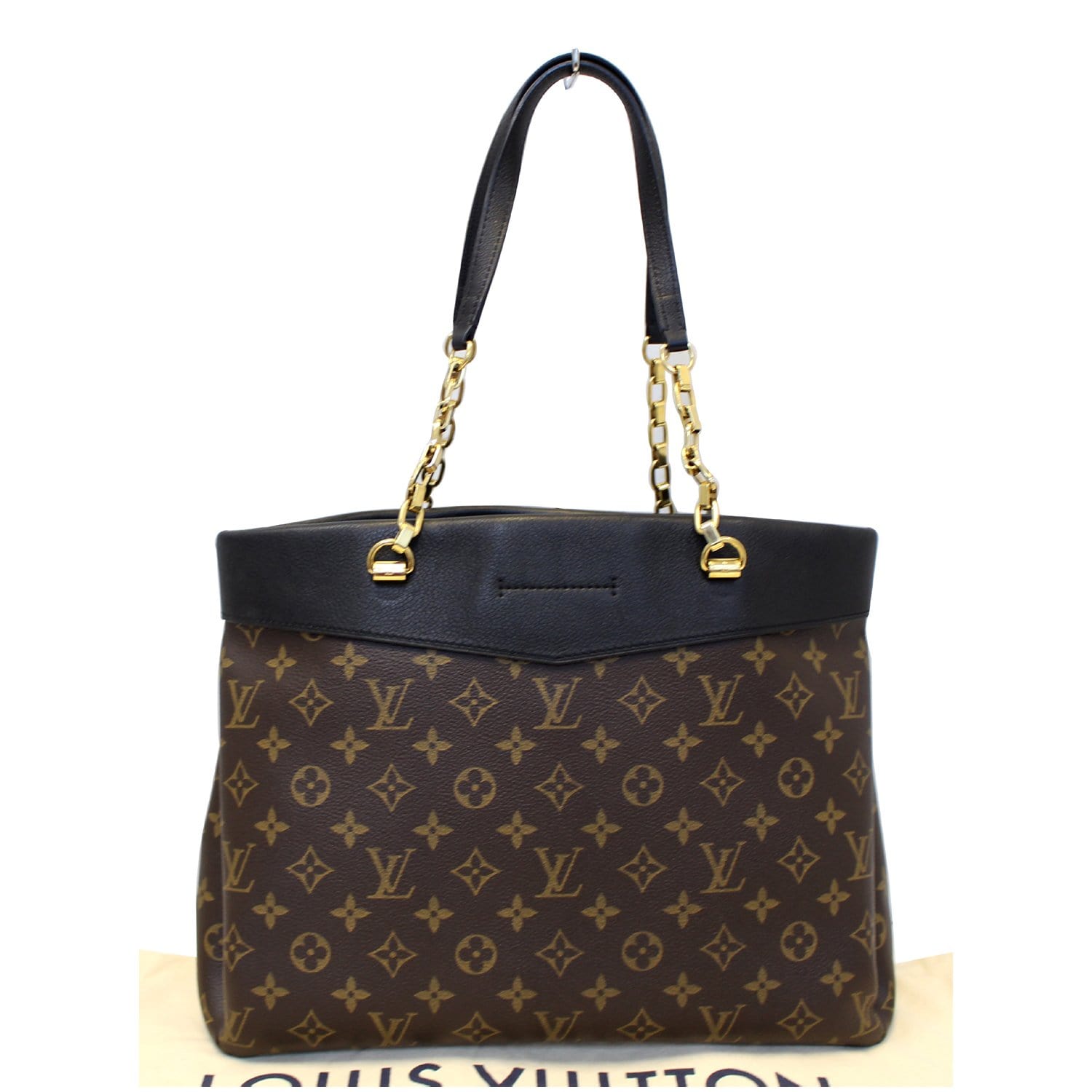 Louis Vuitton Pallas Chain Shopper Bag Monogram Canvas