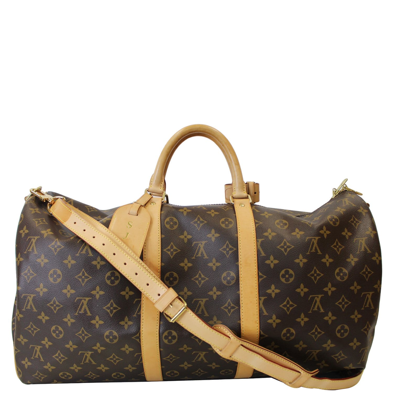 Louis Vuitton Keepall 55 Monogram Canvas Tour Bag