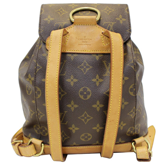 Louis Vuitton Montsouris PM M51137 Monogram Canvas Backpack Brown -  ShopperBoard