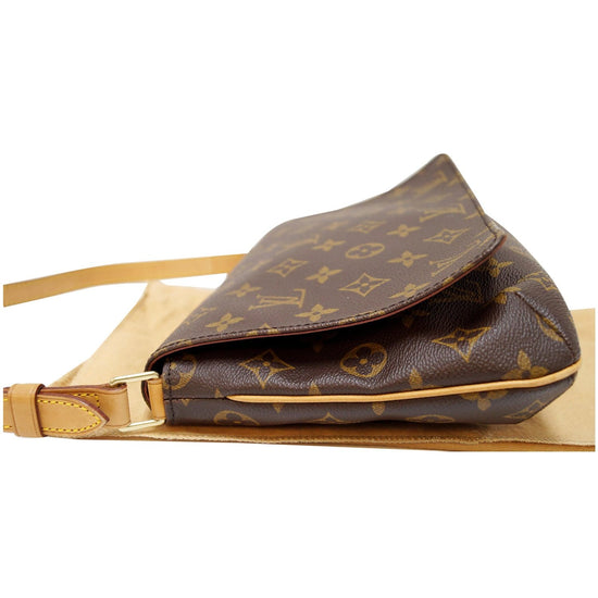 Louis Vuitton Monogram Musette Tango Short Strap M51257 Brown Cloth  ref.944633 - Joli Closet