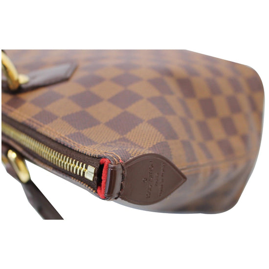 Authentic Louis Vuitton Damier Ebene Saleya PM Satchel Shoulder Handbag  M41427
