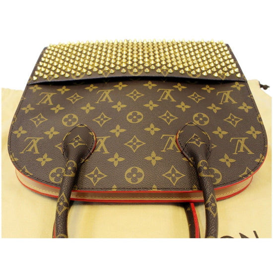 12  Louis Vuitton Monogram Canvas and Calfhair Iconoclasts Christian  Louboutin Bag-Louis Vuitton