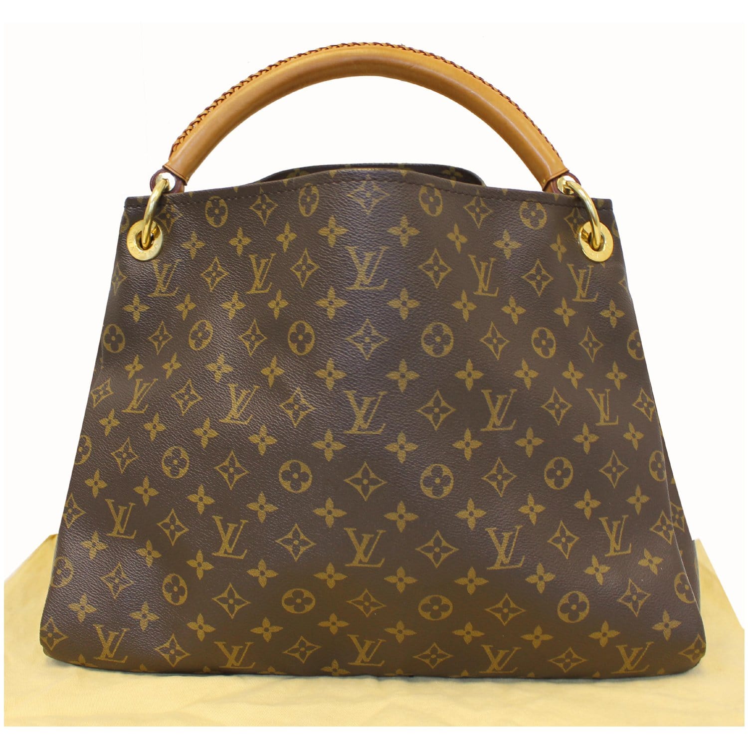 LOUIS VUITTON Artsy MM Monogram Canvas Shoulder Bag Brown-US