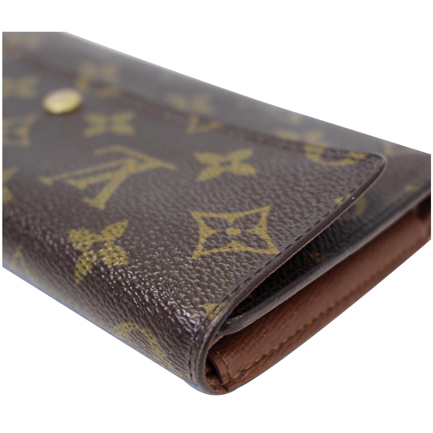 LOUIS VUITTON Porte Tresor International Monogram Canvas Wallet Brown-US