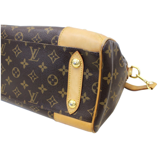 Louis Vuitton Brown Monogram Retiro PM Leather Cloth ref.206280