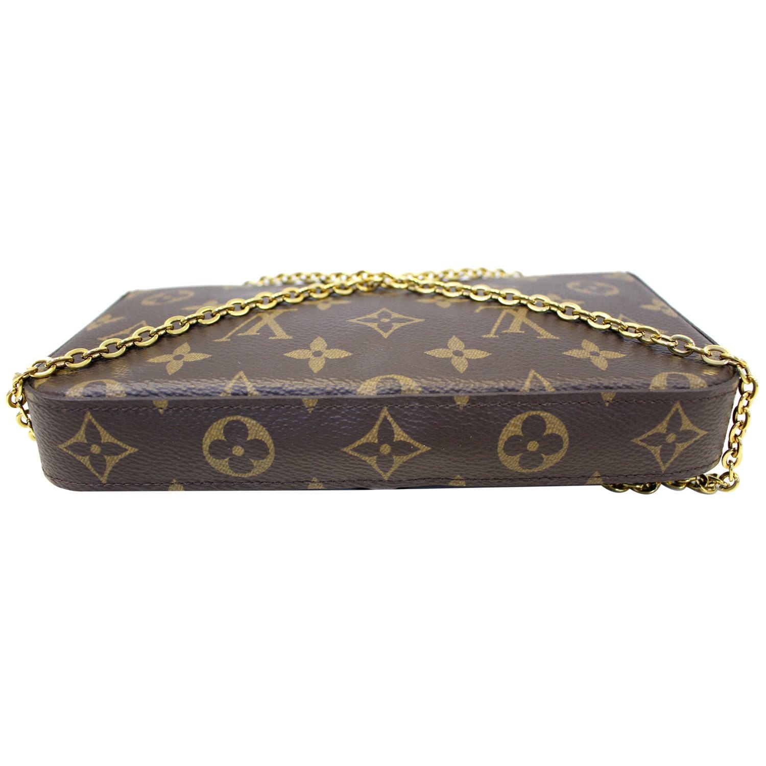 Louis Vuitton MYLOCKME Chain Pochette Greige Beige in Calfskin Leather with  Gold-tone - US