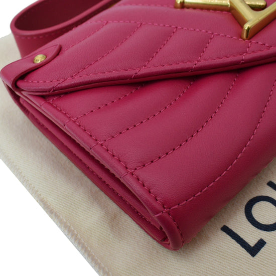 Newwave leather wallet Louis Vuitton Pink in Leather - 24399029