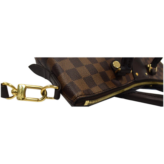 Siena cloth handbag Louis Vuitton Brown in Cloth - 34172335