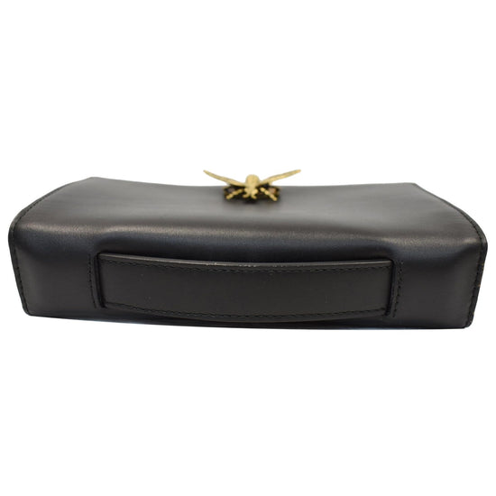 Leather clutch bag Christian Dior Black in Leather - 31024121