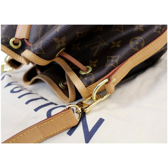 Louis Vuitton Petite Noe PM Monogram Canvas Brown Leather ref.507891 - Joli  Closet