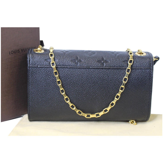 Louis Vuitton Empreinte Saint Germain BB Black Gold Chain Crossbpdy