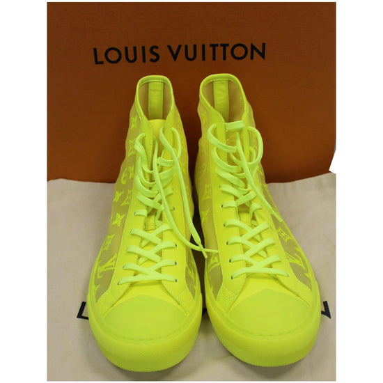 Louis Vuitton Tattoo Monogram High Top Sneaker Boot