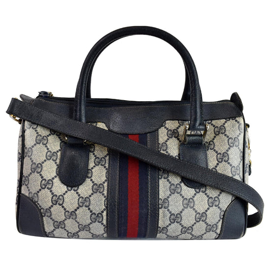 Vintage Gucci Joy Coated Canvas Boston Bag with Shoulder Strap - A World Of  Goods For You, LLC