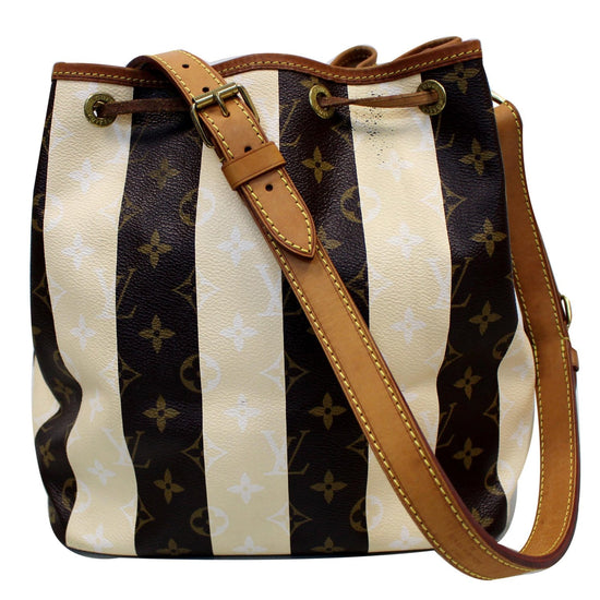 Louis Vuitton Petite Noe Drawstring Bag Monogram Rayures M40564 AR4101  89177