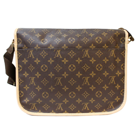 Louis Vuitton, Bags, Louis Vuitton Monogram Bosphor Gm Shoulder Bag M405  Brown Pvc Leather Ladie