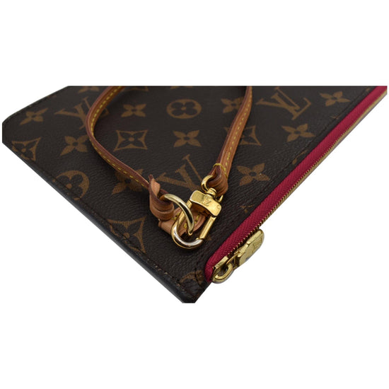 Louis Vuitton Neverfull Pochette Monogram Canvas Large Brown 2380871