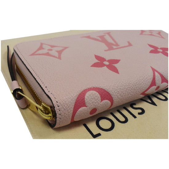 LOUIS VUITTON Empreinte Monogram By The Pool Zippy Wallet Rose Pink 