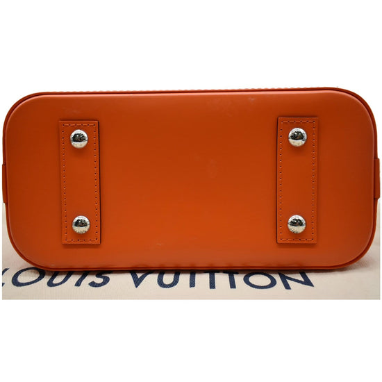 Louis Vuitton Orange Minnesota Epi Leather Alma BB w/ Jacquard