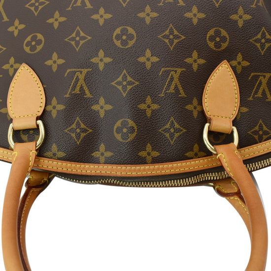 Louis Vuitton Lock It Blurry Monogram Brown in Coated Canvas/Cowhide  Leather with Gold-tone - US