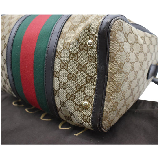 Gucci Vintage Web Original GG Boston Bag - Multicolor