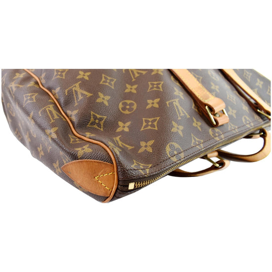 Louis Vuitton Brown Monogram Sac Flanerie 45 Leather Cloth ref.518568 -  Joli Closet