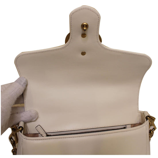 GUCCI GG Marmont Small Top Handle Shoulder Bag Black 498110
