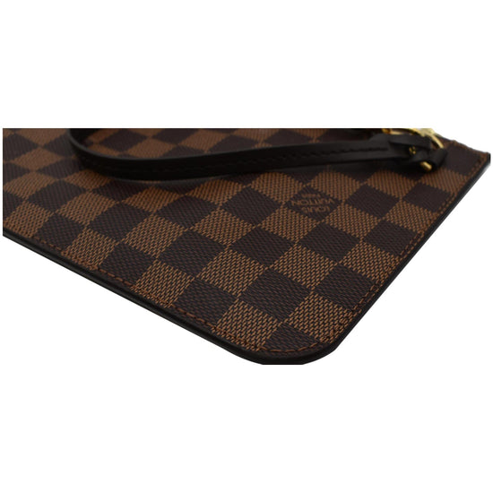 LOUIS VUITTON Damier Ebene Neverfull MM GM Pochette 1312277