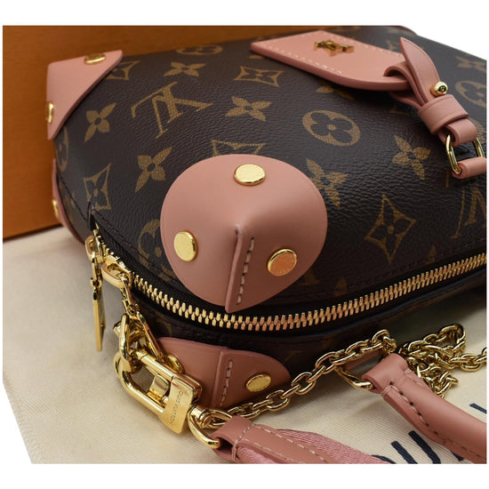 Louis Vuitton, Bags, Louis Vuittonmonogram Petite Malle Souple Peach