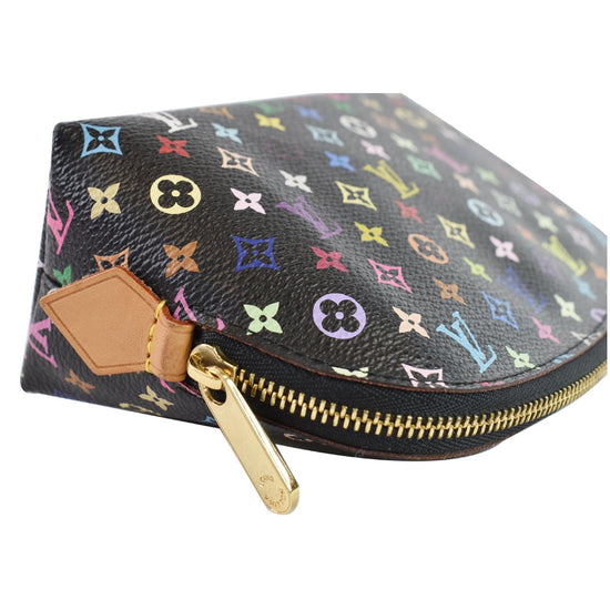 LOUIS VUITTON POCHETTE COSMETIC POUCH PURSE MULTI COLOR M47355 SR4192 A53321