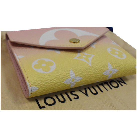 LOUIS VUITTON Monogram Victorine Compact Wallet Pink - 15% OFF