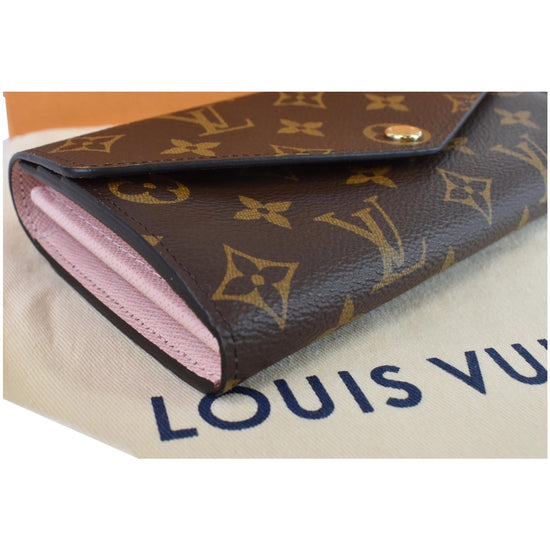 Louis Vuitton Wallet Sarah Nm Monogram Rose Ballerine