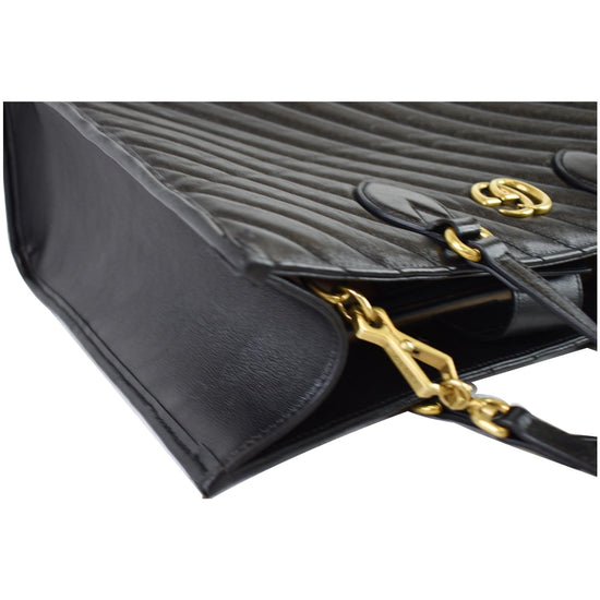 Gucci Medium Leather Matelassé Tote Bag