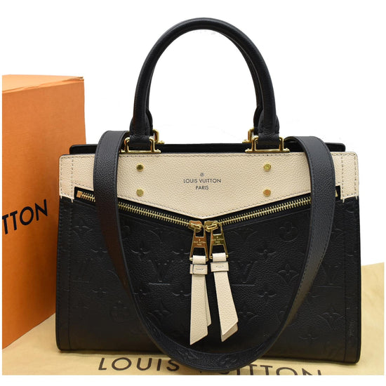 Louis Vuitton Beige Rose Cream Monogram Empreinte Leather Sully PM