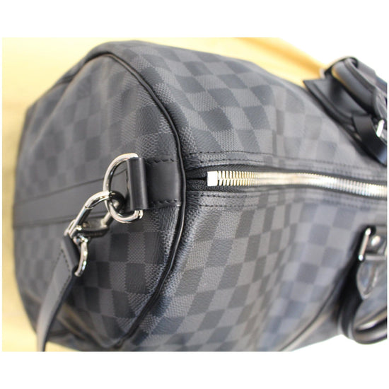 Keepall 55 Damier Graphite Bandouliere – Keeks Designer Handbags