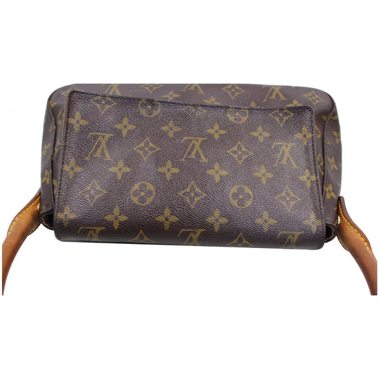 LOUIS VUITTON LOOPING PM MONOGRAM CANVAS SATCHEL BAG BOWN REVIEW