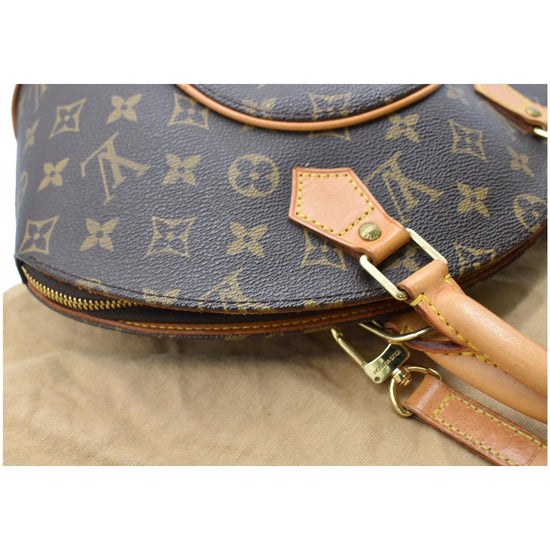 LOUIS VUITTON Ellipse PM Monogram Canvas Satchel Bag Brown