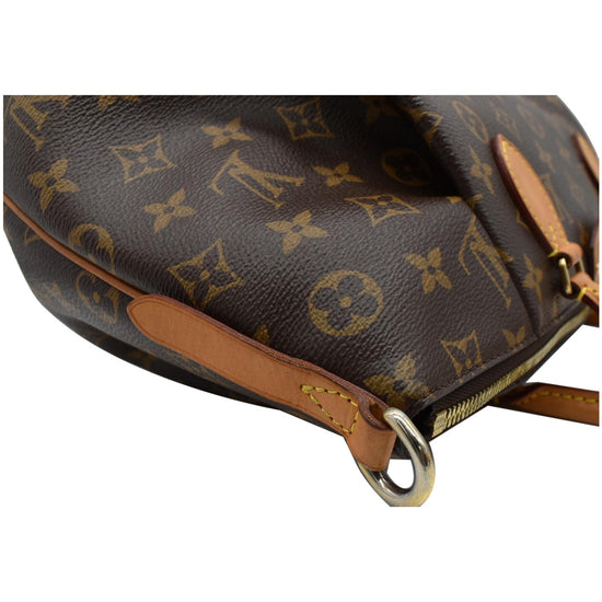 Turenne cloth handbag Louis Vuitton Brown in Cloth - 35818967