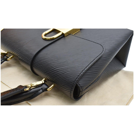 LOUIS VUITTON Locky BB Epi Leather Crossbody Bag Black