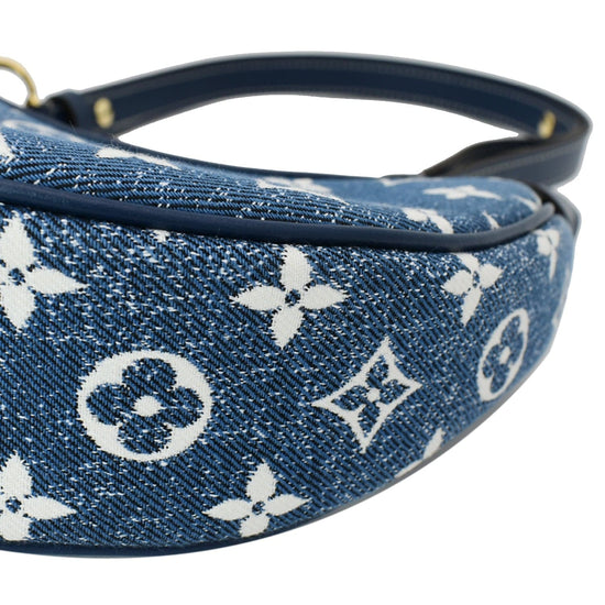 Louis Vuitton Loop Monogram Denim Jacquard Baguette Bag Navy Blue - Bunting  Online Auctions