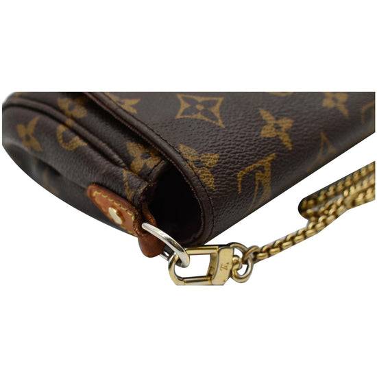 Louis Vuitton monogram canvas clutch Light brown Cloth ref.163311