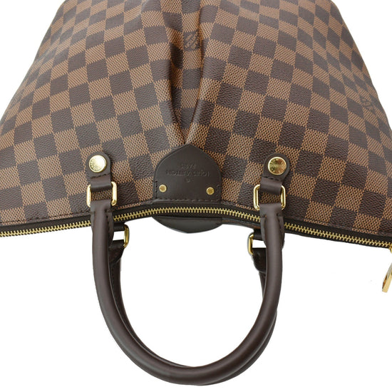 Louis Vuitton Shoulder Bag Siena mm Damier Ebene Canvas Shoulder Hand Bag Preowned