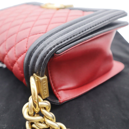 Chanel Medium Boy Quilted Lambskin Leather Shoulder Bag
