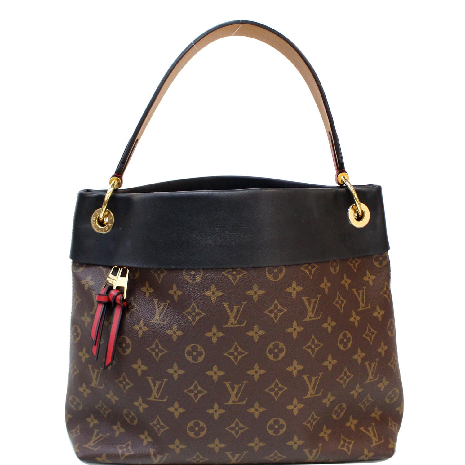 Tuileries leather handbag Louis Vuitton Black in Leather - 21543066