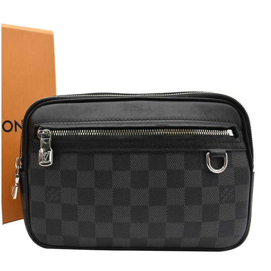 Louis Vuitton Damier Graphite Scott Messenger Shoulder Bag Men's