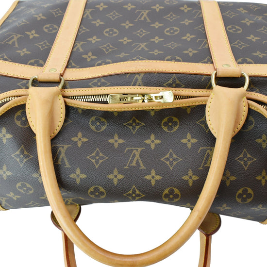Louis Vuitton Sac Chien 40 Monogram Dog Pet Carrier Handbag at 1stDibs