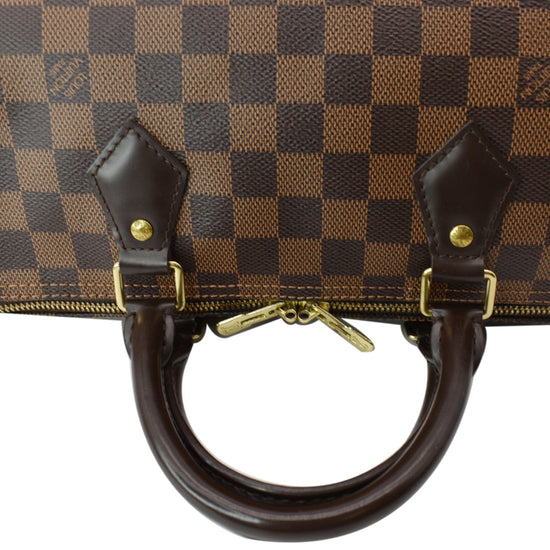 Louis Vuitton Damier Ebene Speedy 30 Hot Stamped Y.M SN4142