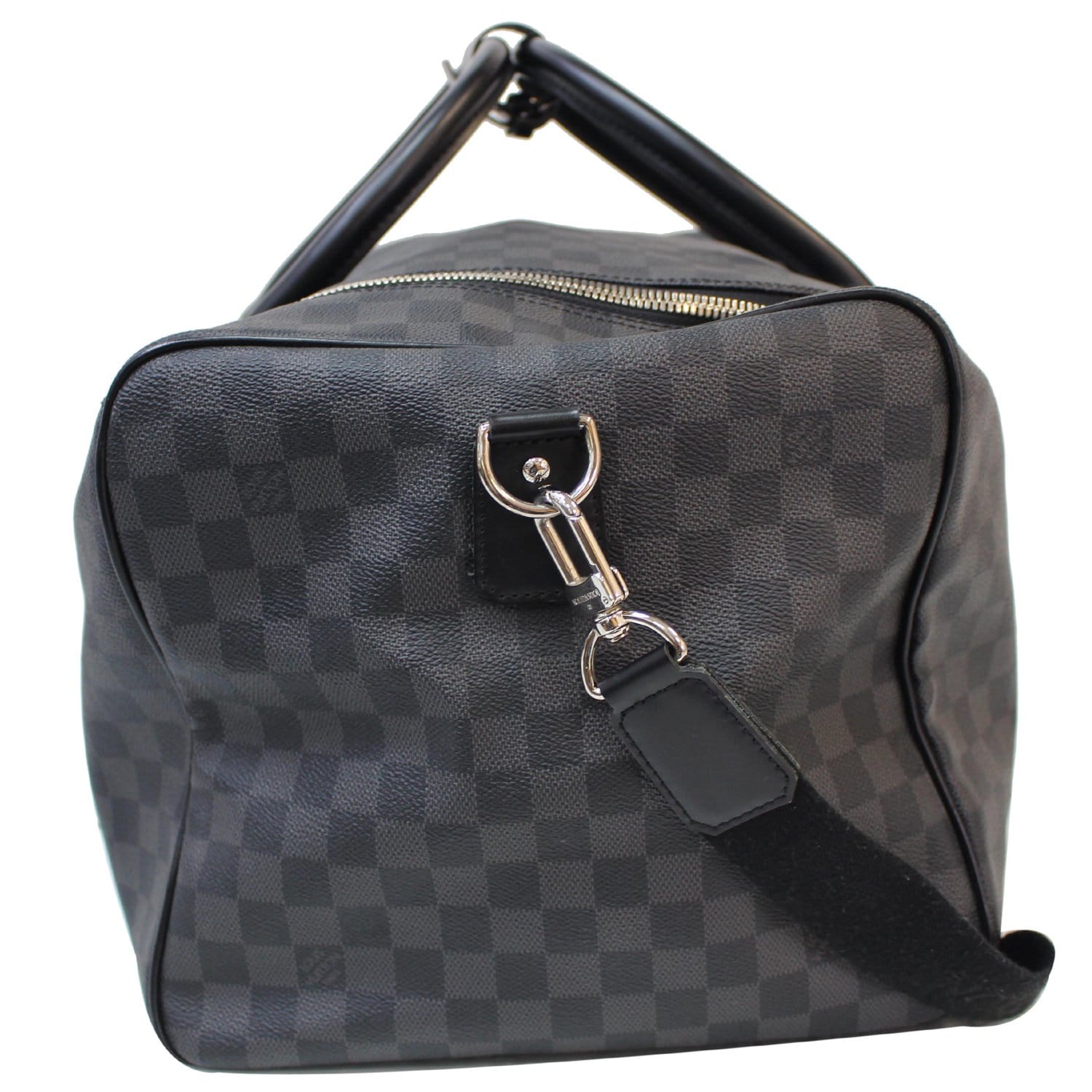 Louis Vuitton® Meteor Travel Bag 50 Black Borealis. Size in 2023